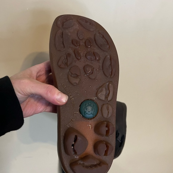 Brown leather boots - Picture 4 of 5